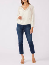Load image into Gallery viewer, Two Piece Metallic Bubble Top - Ivory