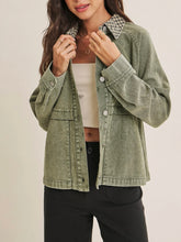 Load image into Gallery viewer, Twill Field Jacket - Washed Olive