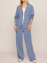 Load image into Gallery viewer, Hunter Knit Denim Pant - Santorini Indigo