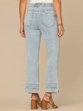 Load image into Gallery viewer, Kick Flare with Double Hem Jean - Light Blue