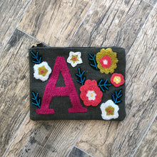 Load image into Gallery viewer, Embroidered Initial Crossbody FINAL SALE