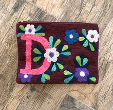 Load image into Gallery viewer, Embroidered Initial Crossbody FINAL SALE
