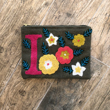 Load image into Gallery viewer, Embroidered Initial Crossbody FINAL SALE