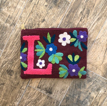 Load image into Gallery viewer, Embroidered Initial Crossbody FINAL SALE