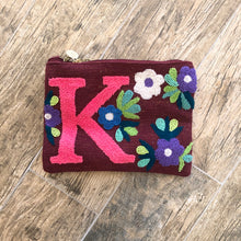 Load image into Gallery viewer, Embroidered Initial Crossbody FINAL SALE