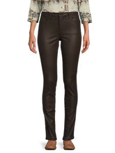 Load image into Gallery viewer, Mia Coated High Rise Skinny Jean - Chocolate FINAL SALE