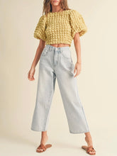 Load image into Gallery viewer, Adjustable Waist Crop Jeans - Ice FINAL SALE