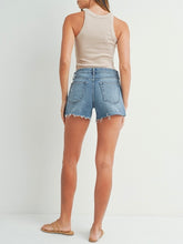 Load image into Gallery viewer, Distressed Short - Medium Blue FINAL SALE