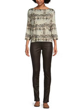 Load image into Gallery viewer, Mia Coated High Rise Skinny Jean - Chocolate FINAL SALE