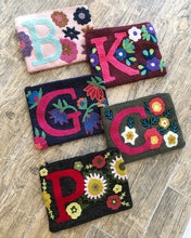 Load image into Gallery viewer, Embroidered Initial Crossbody FINAL SALE
