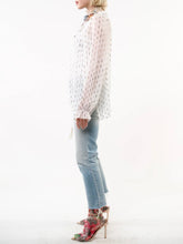 Load image into Gallery viewer, Two Piece Sheer Top with Cami - White FINAL SALE