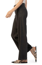 Load image into Gallery viewer, Linen Meg Wide Leg Pant - Charcoal FINAL SALE