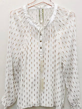 Load image into Gallery viewer, Two Piece Sheer Top with Cami - White FINAL SALE