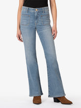 Load image into Gallery viewer, Ana High Rise Flare with Patch Pocket - DUCTM