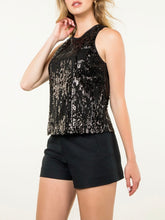 Load image into Gallery viewer, Sequin Tank - Black