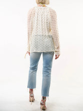 Load image into Gallery viewer, Two Piece Sheer Top with Cami - Cream