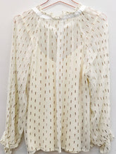 Load image into Gallery viewer, Two Piece Sheer Top with Cami - Cream