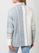Load image into Gallery viewer, Gradation Cowl Sweater - Blue FINAL SALE
