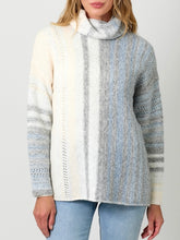 Load image into Gallery viewer, Gradation Cowl Sweater - Blue FINAL SALE