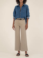 Load image into Gallery viewer, Meg High Rise Wide Leg Jean - Biscuit