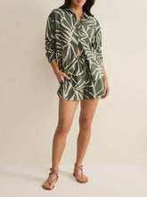 Load image into Gallery viewer, Palm Button Up - Tea Leaf