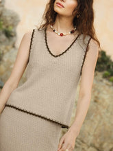 Load image into Gallery viewer, Yessenia Whipstitch Tank - Linen