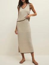 Load image into Gallery viewer, Yessenia Whipstitch Tank - Linen