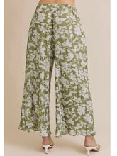 Load image into Gallery viewer, Pleated Palazzo Pant - Sage FINAL SALE