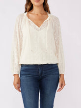 Load image into Gallery viewer, Two Piece Metallic Bubble Top - Ivory
