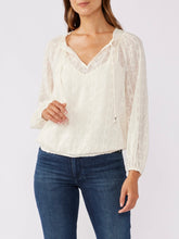 Load image into Gallery viewer, Two Piece Metallic Bubble Top - Ivory