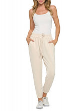 Load image into Gallery viewer, Scuba Joggers - Cream FINAL SALE