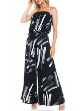 Load image into Gallery viewer, Tube Jumpsuit - Black/White