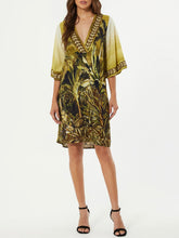 Load image into Gallery viewer, Landscape Print Dress - Olive FINAL SALE
