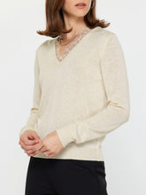 Load image into Gallery viewer, Lace Detail Sweater - Ivory
