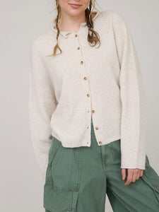 Marled Cardigan - Cream