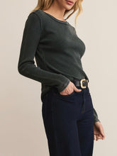 Load image into Gallery viewer, Arlet Mini Thermal Top - Green Garland
