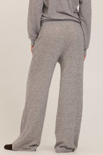 Load image into Gallery viewer, Slow Morning Pant in Heather Grey, wide-leg drawstring lounge pants, soft knit fabric, relaxed fit - 4
