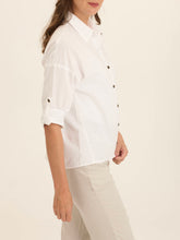 Load image into Gallery viewer, Carrie Button Up - White
