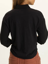 Load image into Gallery viewer, Tyrell Tie Front Top - Black
