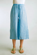 Load image into Gallery viewer, Side Slit Crop Pants - Denim
