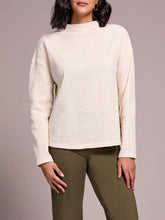 Load image into Gallery viewer, Textured Funnel Neck Top - Moonstone
