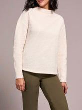 Load image into Gallery viewer, Textured Funnel Neck Top - Moonstone
