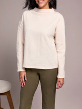 Load image into Gallery viewer, Textured Funnel Neck Top - Moonstone
