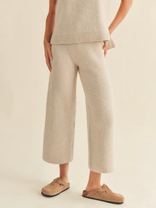 Sweater Knit Pants - Oat