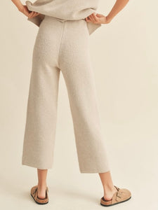 Sweater Knit Pants - Oat FINAL SALE