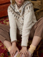 Load image into Gallery viewer, Fair Isle Cardigan - Natural Multi
