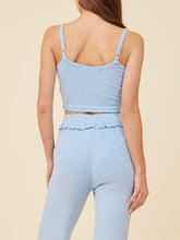 Load image into Gallery viewer, Twist Front Tank - French Blue FINAL SALE
