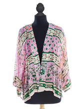 Load image into Gallery viewer, Kimono Jacket - Folk Floral Pink
