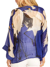 Load image into Gallery viewer, Kimono Jacket - Heron Cobalt
