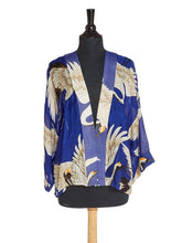 Load image into Gallery viewer, Kimono Jacket - Heron Cobalt
